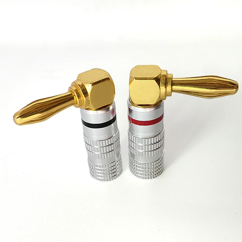 5/10pcs Banana Plug Connectors Right Angle 90 Degree Gold-Plated 4MM Audio Jack Adapter Video Speaker Plugs HiFi
5/10pcs Banana Plug Connectors Right Angle 90 Degree Gold-Plated 4MM Audio Jack Adapter Video Speaker Plugs HiFi