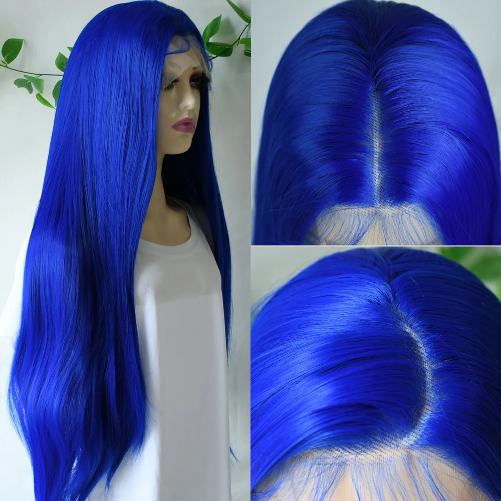 Long Soft Blue Lace Front Wigs Synthetic Straight 13x4 Hd Transparent Lace Frontal Wigs Ready To Wear Glueless Navy Blue Wigs
Long Soft Blue Lace Front Wigs Synthetic Straight 13x4 Hd Transparent Lace Frontal Wigs Ready To Wear Glueless Navy Blue Wigs