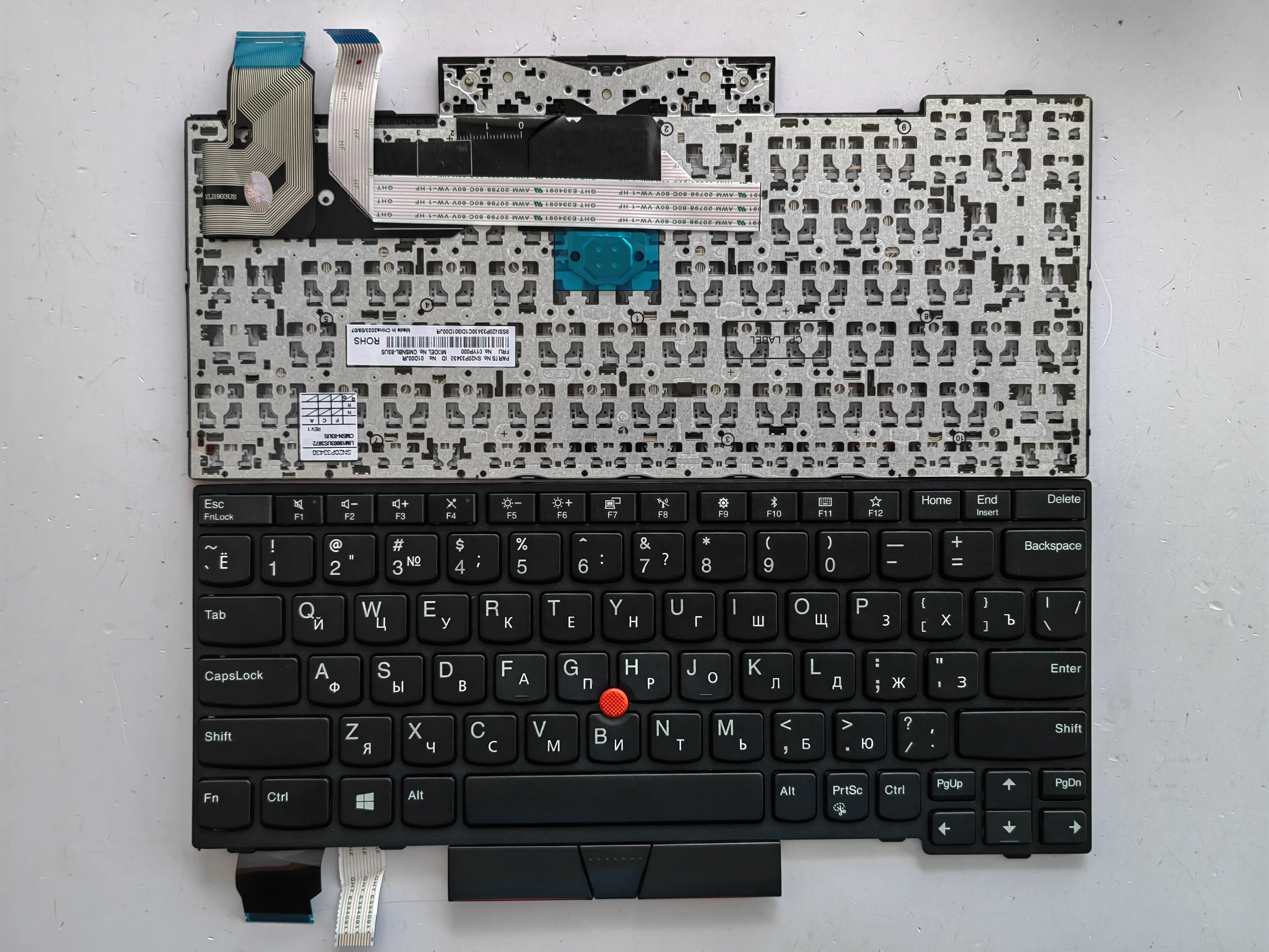 RU Layout for Lenovo ThinkPad X395 A285 X390 L13 Yoga S2 X280 Laptop Keyboard
RU Layout for Lenovo ThinkPad X395 A285 X390 L13 Yoga S2 X280 Laptop Keyboard
