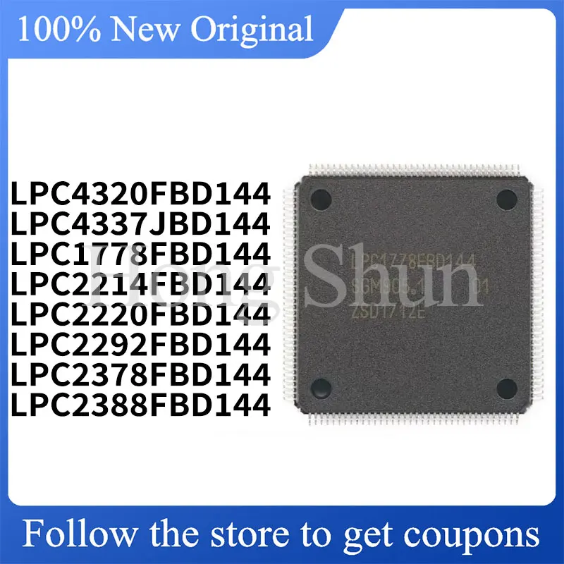 NEW LPC4320FBD144 LPC4337JBD144 LPC1778FBD144 LPC2214FBD144 LPC2220FBD144 LPC2292FBD144 LPC2378FBD144 LPC2388FBD144 1PCS
NEW LPC4320FBD144 LPC4337JBD144 LPC1778FBD144 LPC2214FBD144 LPC2220FBD144 LPC2292FBD144 LPC2378FBD144 LPC2388FBD144 1PCS