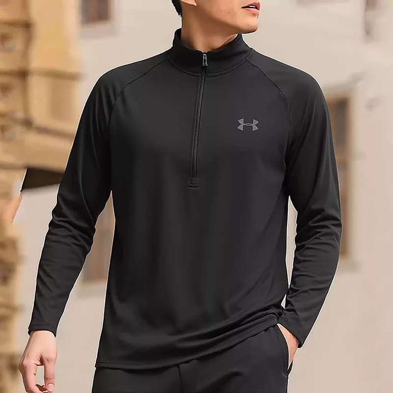 Under Armour Long-Sleeved T-Shirt Men's Quick-Dry Shirt Summer Training Running Golf Sportswear Half-Zipper 1328495-001
Under Armour Long-Sleeved T-Shirt Men's Quick-Dry Shirt Summer Training Running Golf Sportswear Half-Zipper 1328495-001