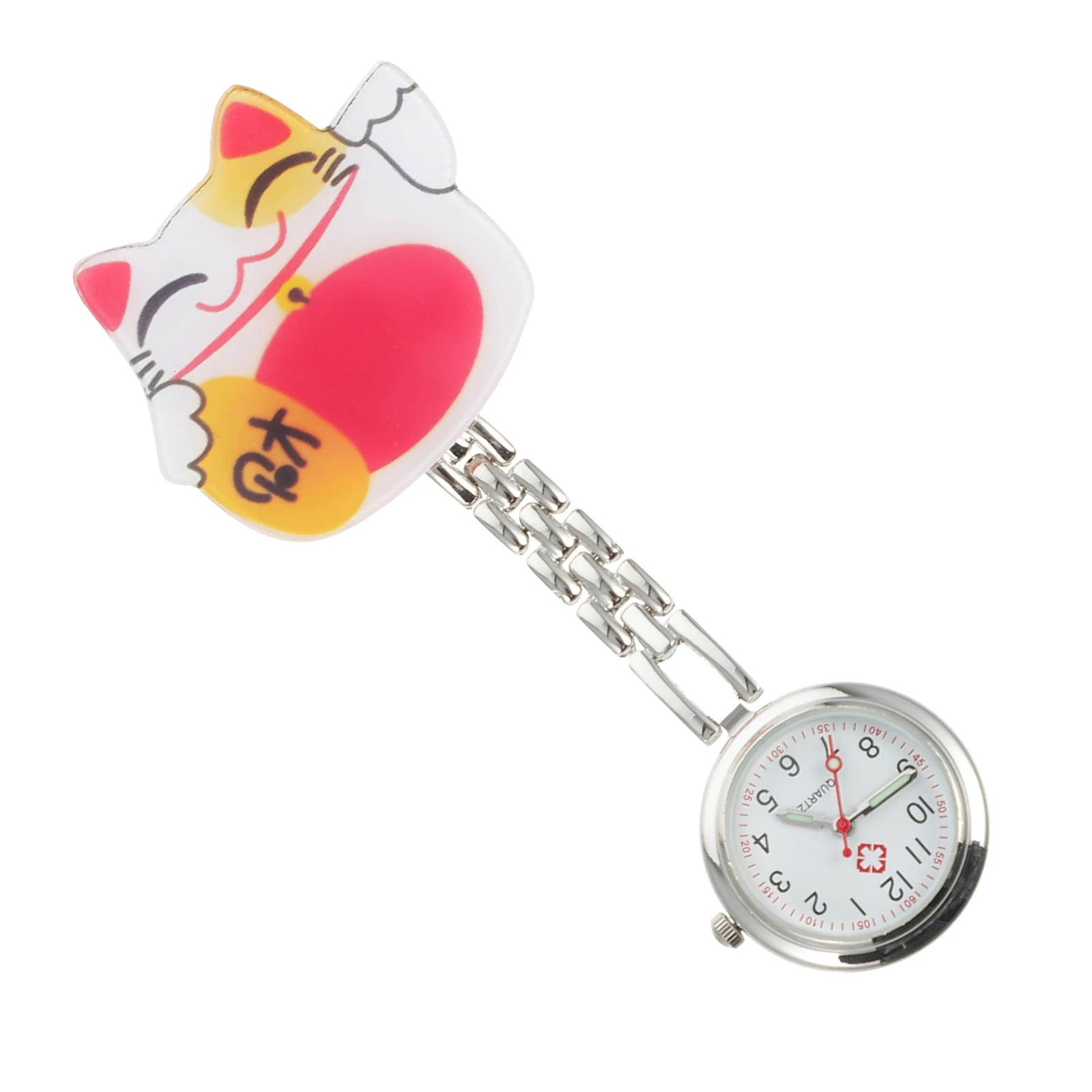 Cat Medical Accessory Beautiful Cartoon Pocket Practical Cartoon Chest Fortune Cat Pocket Watch Chest Watch
Cat Medical Accessory Beautiful Cartoon Pocket Practical Cartoon Chest Fortune Cat Pocket Watch Chest Watch