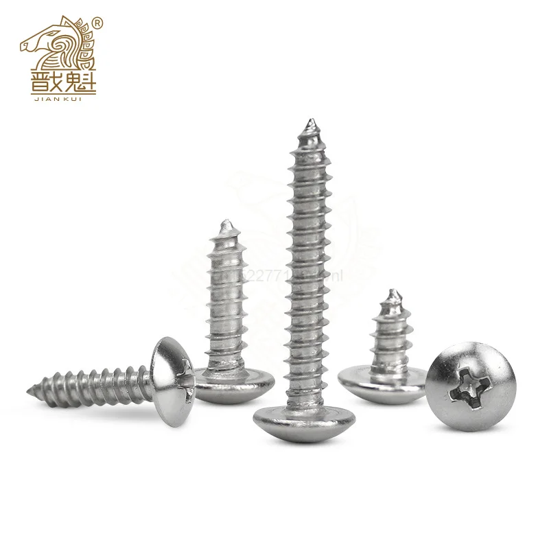 55pcs/20pcs m3 m4 m5 m6*L Stainless steel Phillips Truss Head (Cross Recessed Mushroom Head) Self Tapping Screws
55pcs/20pcs m3 m4 m5 m6*L Stainless steel Phillips Truss Head (Cross Recessed Mushroom Head) Self Tapping Screws