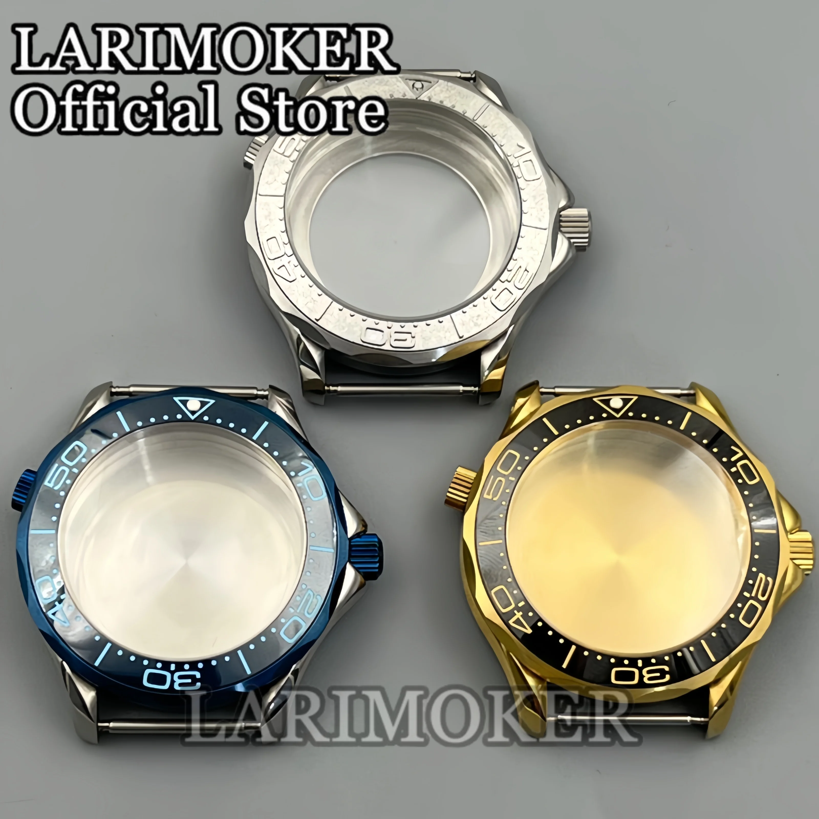 LARIMOKER 41 мм золотые корпуса часов серебристо-синий ободок кольцо керамическая вставка подходит для механизмов NH34NH35 Miyota 8215 DG2813 ETA2824 PT5000
LARIMOKER 41 мм золотые корпуса часов серебристо-синий ободок кольцо керамическая вставка подходит для механизмов NH34NH35 Miyota 8215 DG2813 ETA2824 PT5000