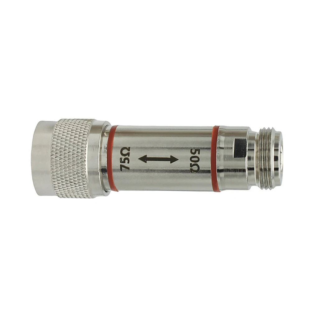 Impedance Converter Impedance Converter N to N 50 Ohm to 75 Ohm 75 Ohm to 50 Ohm
Impedance Converter Impedance Converter N to N 50 Ohm to 75 Ohm 75 Ohm to 50 Ohm
