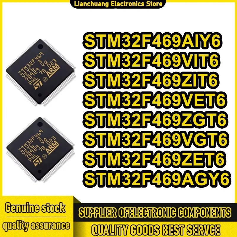 Микросхемы STM32F469AIY6, STM32F469VIT6, STM32F469ZIT6, STM32F469VET6, STM32F469ZGT6, STM32F469VGT6, STM32F469ZET6, STM32F469AGY6 в наличии
Микросхемы STM32F469AIY6, STM32F469VIT6, STM32F469ZIT6, STM32F469VET6, STM32F469ZGT6, STM32F469VGT6, STM32F469ZET6, STM32F469AGY6 в наличии