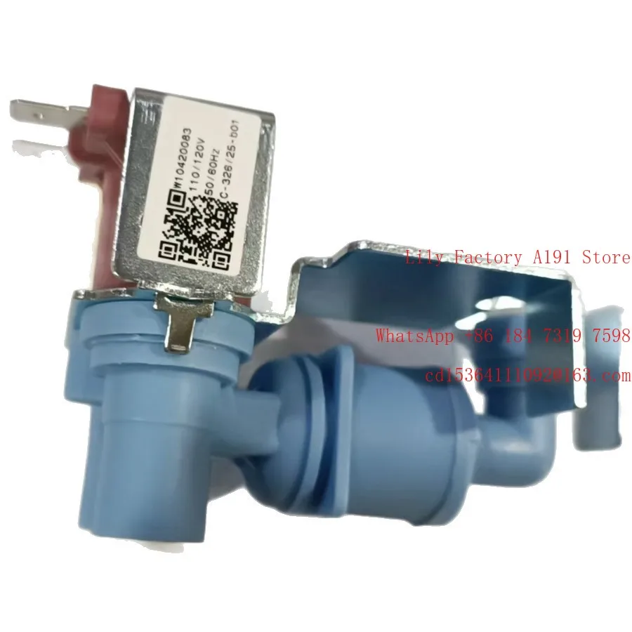W10420083/K-78090-AM Double-way water inlet solenoid valve for refrigerator, universal ice valve
W10420083/K-78090-AM Double-way water inlet solenoid valve for refrigerator, universal ice valve