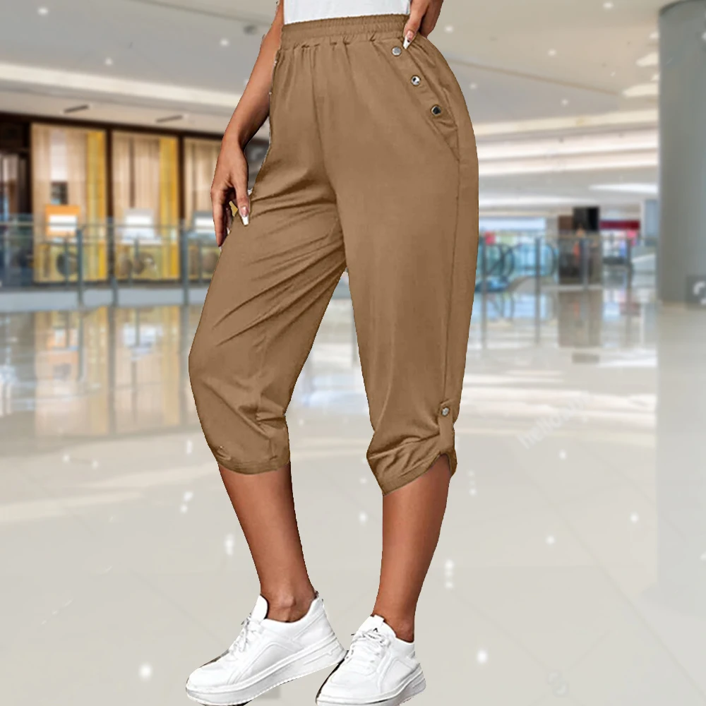 New Women Summer Midi Ruffles Vintage Big Large Plus Sizes Casual Party Fashion Loose Button Pocket Pant
New Women Summer Midi Ruffles Vintage Big Large Plus Sizes Casual Party Fashion Loose Button Pocket Pant