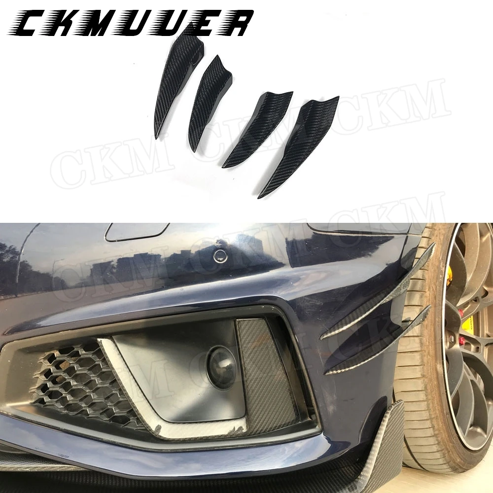 CKMUUER сухой передний бампер из углеродного волокна, боковые плавники для Audi A4 Sline Sport S4 Sedan B10 2019 2020, воздушные накладки, спойлер Canard Splitter
CKMUUER сухой передний бампер из углеродного волокна, боковые плавники для Audi A4 Sline Sport S4 Sedan B10 2019 2020, воздушные накладки, спойлер Canard Splitter
