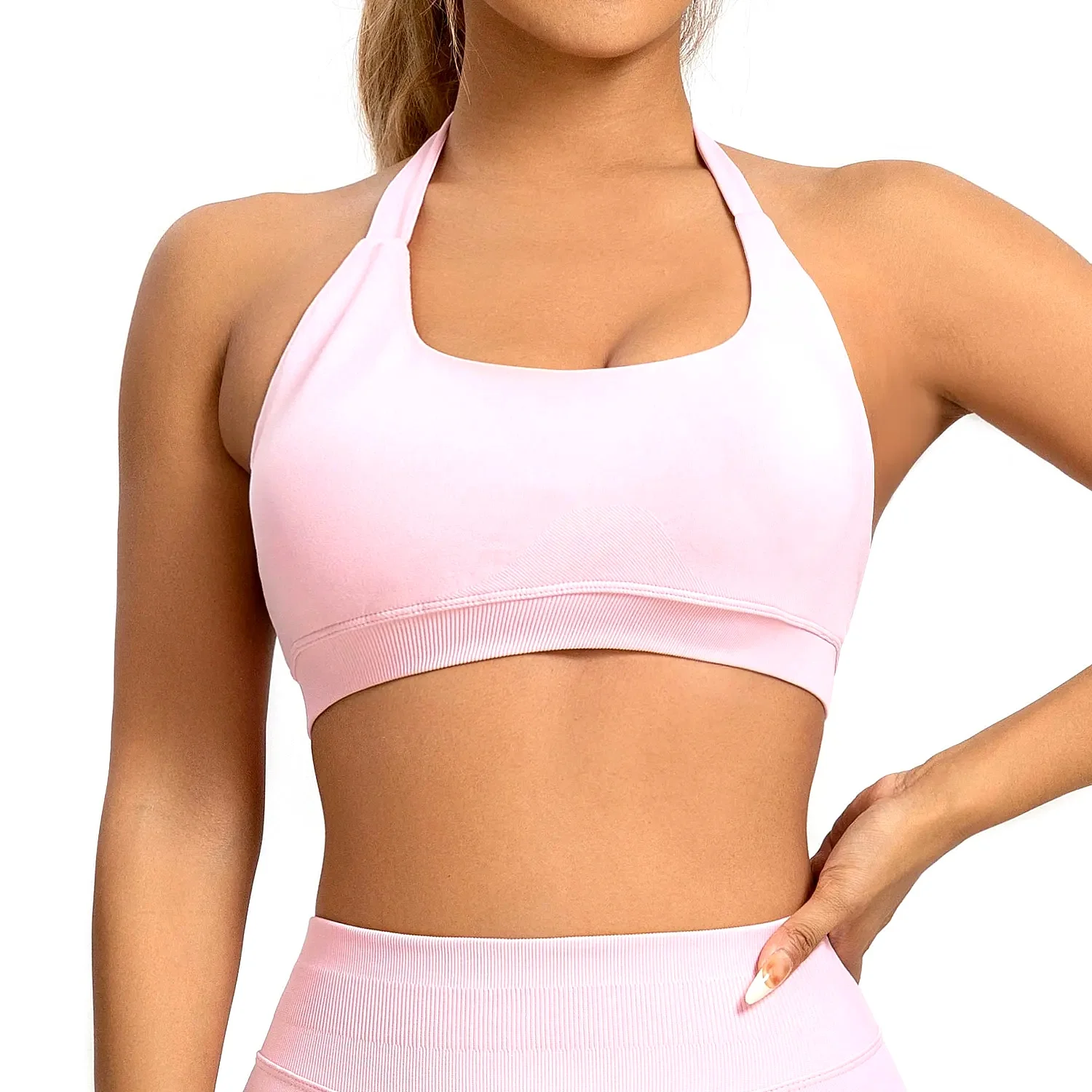 NCLAGEN Women Sports Bra Seamless Halter Clothes Push-up Vest Brassiere Gym Top Backless Fitness Yoga Workout Running Underwear
NCLAGEN Women Sports Bra Seamless Halter Clothes Push-up Vest Brassiere Gym Top Backless Fitness Yoga Workout Running Underwear