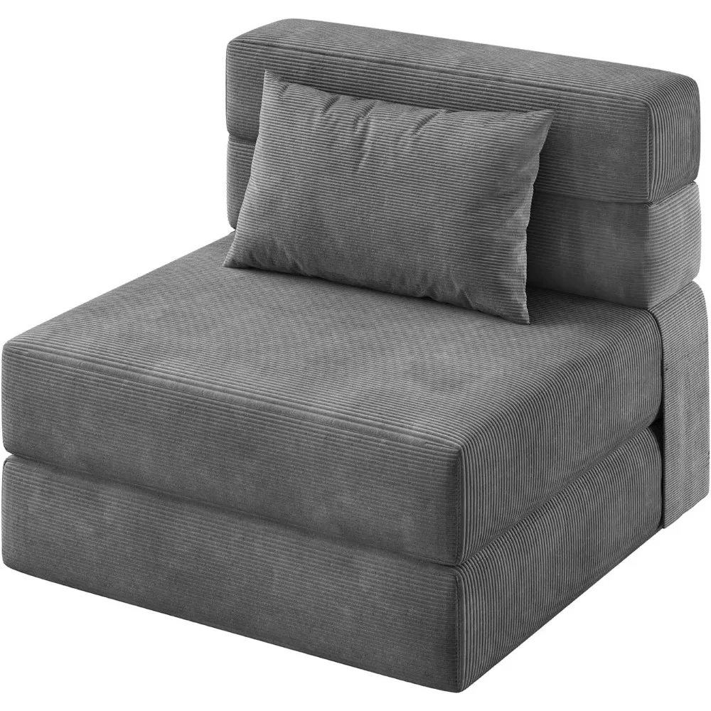Folding Sofa Bed,Convertible Sleeper Chair with Pillows,Fine Corduroy Fabric Fold Out Floor Couch,Loveseat,for Living Room
Folding Sofa Bed,Convertible Sleeper Chair with Pillows,Fine Corduroy Fabric Fold Out Floor Couch,Loveseat,for Living Room