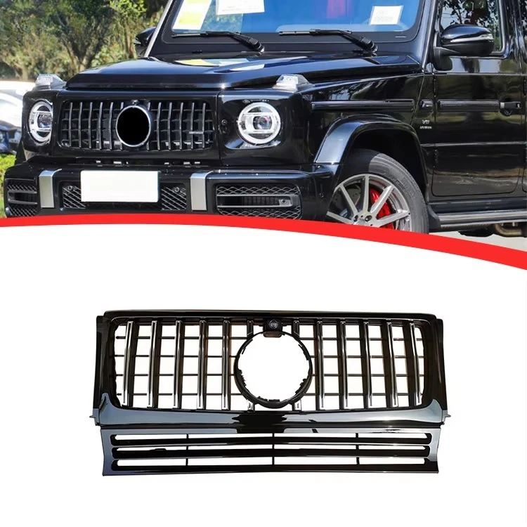 Glossy Black/Silver Car Front Upper Grille Grill GT Style Racing Grille for G500 W463 1990-2018custom
Glossy Black/Silver Car Front Upper Grille Grill GT Style Racing Grille for G500 W463 1990-2018custom