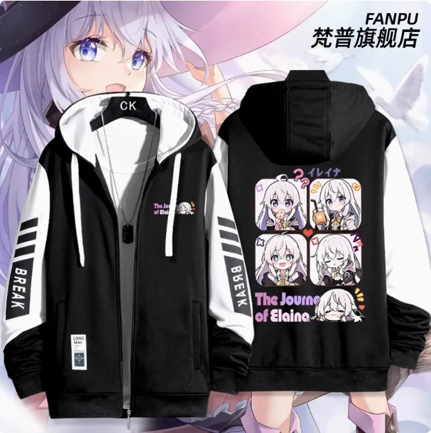 Anime Wandering Witch: The Journey of Elaina Cardigan Jacket Hoodie Autumn Winter Cosplay Men Women Coat Loose Tops
Anime Wandering Witch: The Journey of Elaina Cardigan Jacket Hoodie Autumn Winter Cosplay Men Women Coat Loose Tops