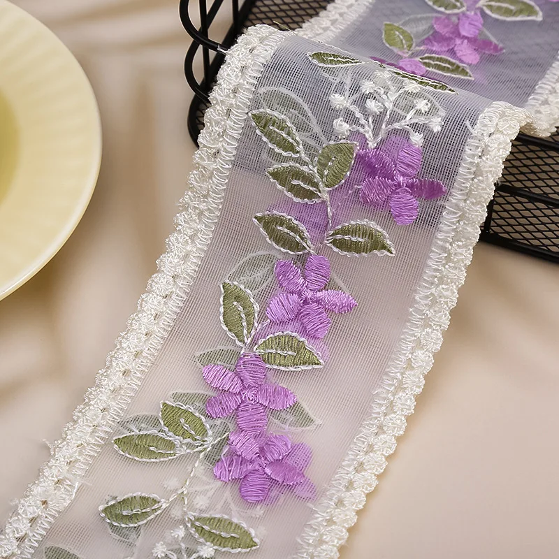 1Lot/30yds 9cm Floral Embroidery Lace Mesh Milk Silk Embroidery Bowtie Clothing Wedding Dress Home Textile Accessories Lace
1Lot/30yds 9cm Floral Embroidery Lace Mesh Milk Silk Embroidery Bowtie Clothing Wedding Dress Home Textile Accessories Lace