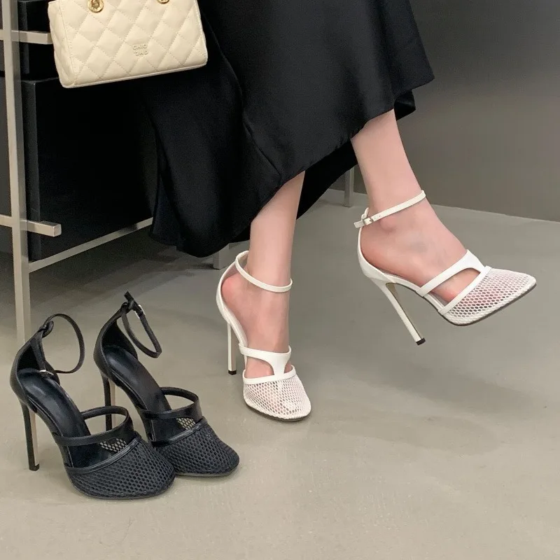 Luxury Women's Shoes 2026 Summer Mesh High Heel Sandals Designer Shoes for Women New High Heels Banquet Shoes Zapatos De Mujer
Luxury Women's Shoes 2026 Summer Mesh High Heel Sandals Designer Shoes for Women New High Heels Banquet Shoes Zapatos De Mujer
