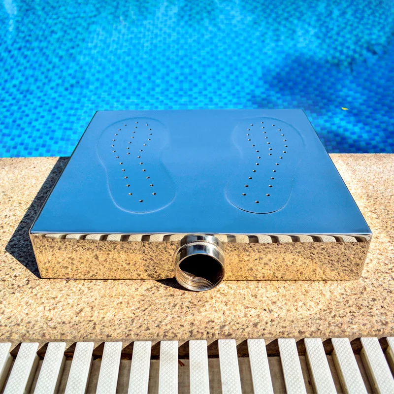 SPA Stainless Steel Foot Massage Mat Water Star Hydrotherapy Pool Square Pedal Massager Pad
SPA Stainless Steel Foot Massage Mat Water Star Hydrotherapy Pool Square Pedal Massager Pad