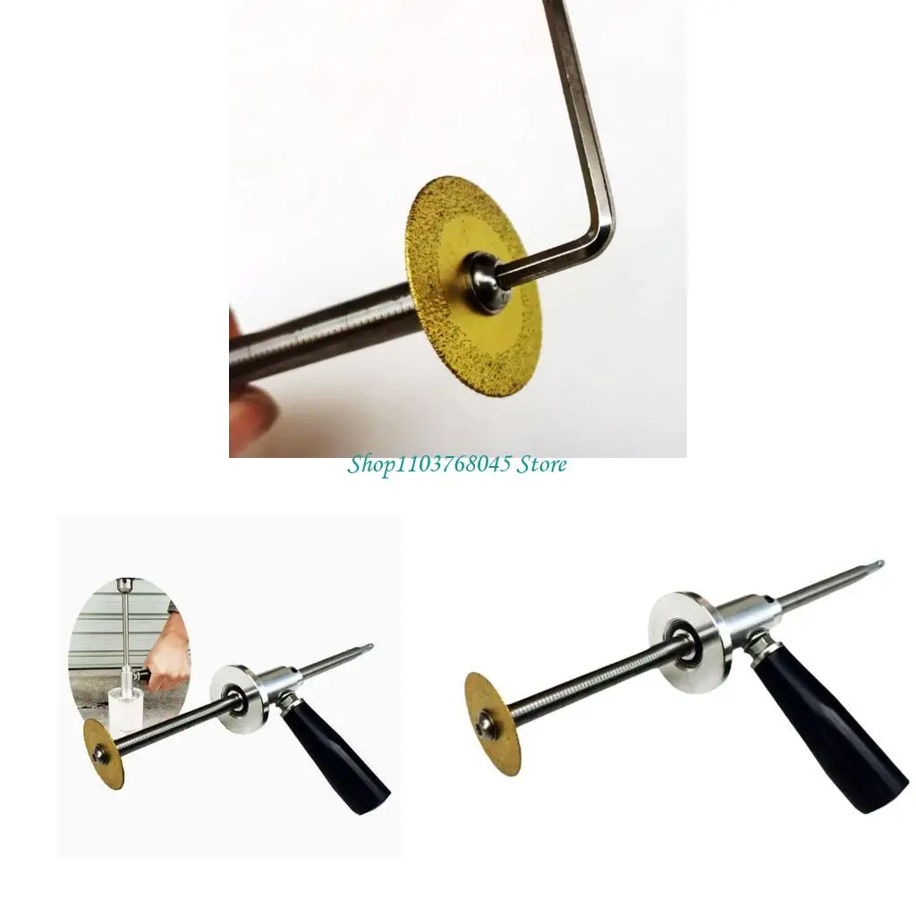 R53F Professional PVC Pipe Inside Cutting Tool Aluminum Frame Construction With Grit Wheel Adjustment 7Inch Depth Cutter
R53F Professional PVC Pipe Inside Cutting Tool Aluminum Frame Construction With Grit Wheel Adjustment 7Inch Depth Cutter
