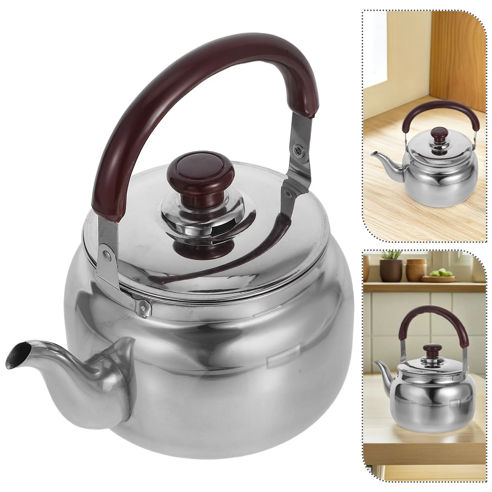 2000Ml Stainless Steel Whistling Tea Kettle Thickened Metal Teapot Heat Resistant Handle Ergonomic Stove Top Water
2000Ml Stainless Steel Whistling Tea Kettle Thickened Metal Teapot Heat Resistant Handle Ergonomic Stove Top Water