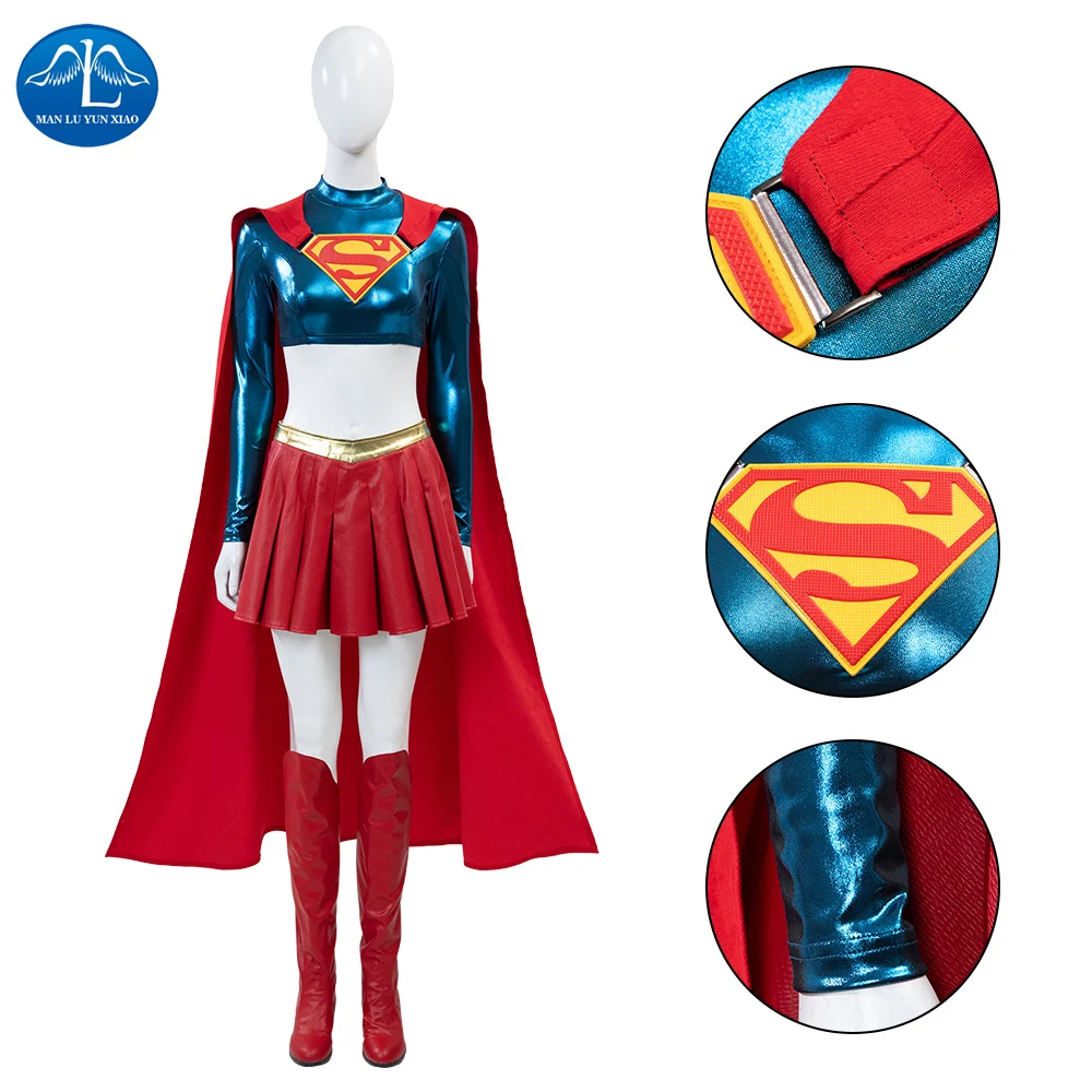 Manluyunxiao Superhero Cosplay Supergirl Woman of Tomorrow Kara Danvers Cosplay Costumes Supergirl Cos Set Aldult Outfits
Manluyunxiao Superhero Cosplay Supergirl Woman of Tomorrow Kara Danvers Cosplay Costumes Supergirl Cos Set Aldult Outfits