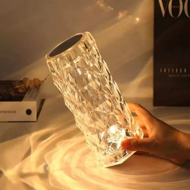 Rechargeable 16 Colors RGB Rose LED Night Light Color Changing Crystal Touch Table Lamp For Bedroom Nightstand Christmas Decor
Rechargeable 16 Colors RGB Rose LED Night Light Color Changing Crystal Touch Table Lamp For Bedroom Nightstand Christmas Decor