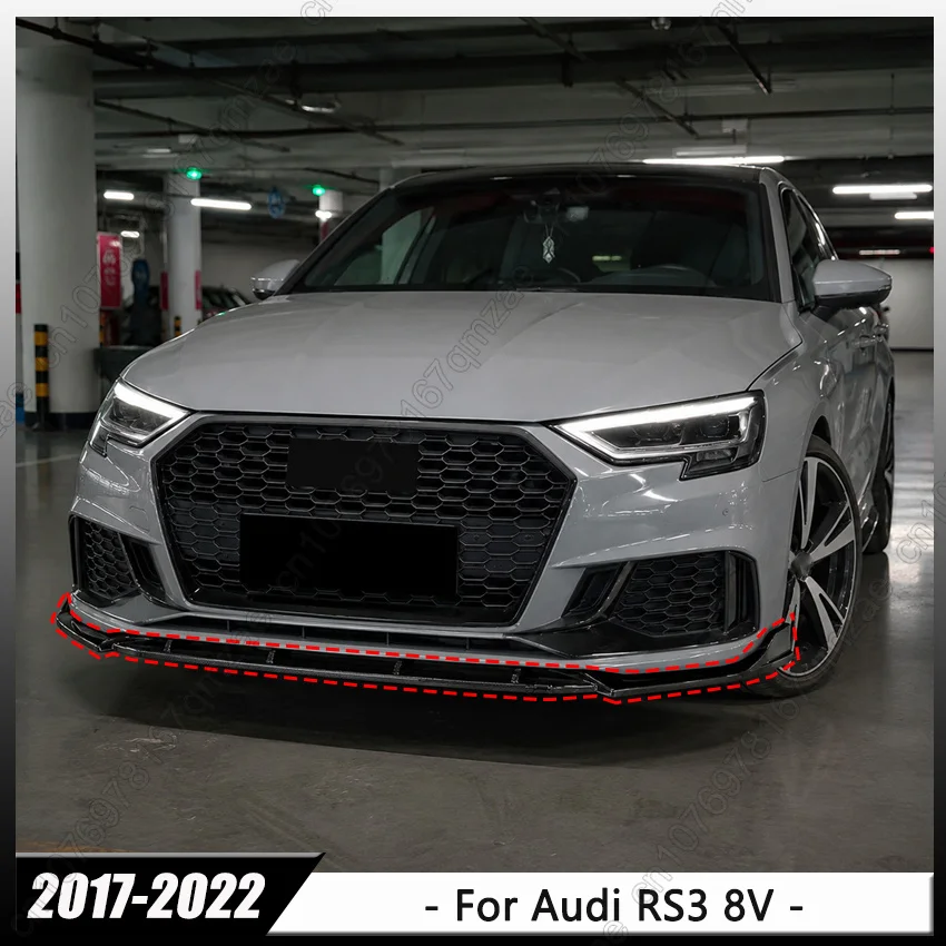 Car Front Bumper Lip For Audi RS3 8V 2017 2018 2019 2020 2021 2022 3PCS Chin Protector Guard Exterior Tuning Accessories
Car Front Bumper Lip For Audi RS3 8V 2017 2018 2019 2020 2021 2022 3PCS Chin Protector Guard Exterior Tuning Accessories