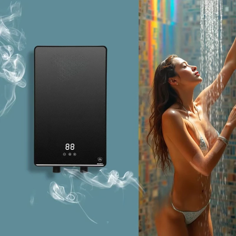 Manufacturer Price Smart Endless Hot Water Tankless Electric Water Heater 5kW Shower Kitchen Bathroom Hair Salon
Manufacturer Price Smart Endless Hot Water Tankless Electric Water Heater 5kW Shower Kitchen Bathroom Hair Salon