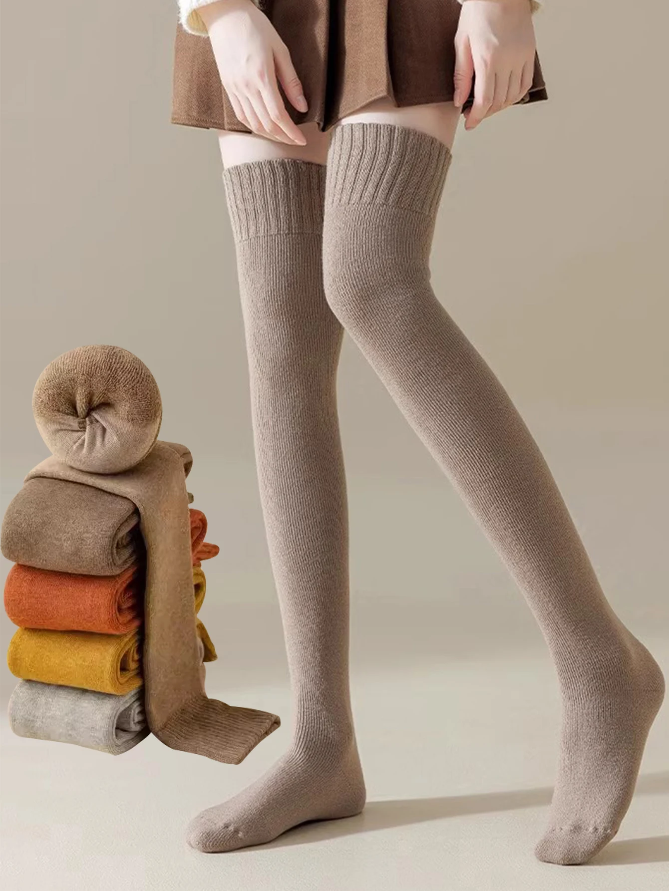 Women's Socks Winter Warm Long Tube Thick High Tube Over Knee Knee-Length Socks Terry Solid Color Women Calf Leg Socking Gifts
Women's Socks Winter Warm Long Tube Thick High Tube Over Knee Knee-Length Socks Terry Solid Color Women Calf Leg Socking Gifts