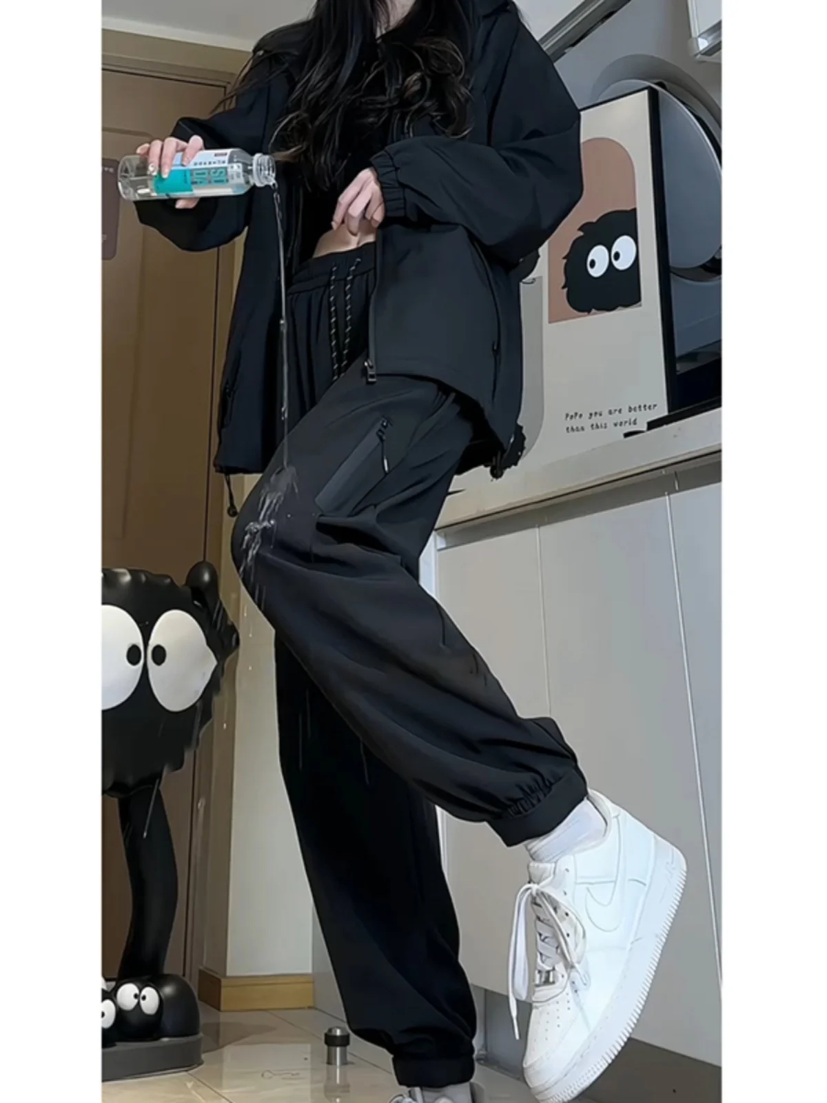 Men's Softell Fce Lined Cargo Pants Winter Windproof Trousers Casual High Waist Long Pants Polyester Fiber Bla ey White
Men's Softell Fce Lined Cargo Pants Winter Windproof Trousers Casual High Waist Long Pants Polyester Fiber Bla ey White