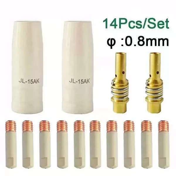 MB15AK Conductive Nozzle & Protective Sleeve, Connecting Rod Anti-Stick Secondary Protection Welding Torch Accessory Kit
MB15AK Conductive Nozzle & Protective Sleeve, Connecting Rod Anti-Stick Secondary Protection Welding Torch Accessory Kit