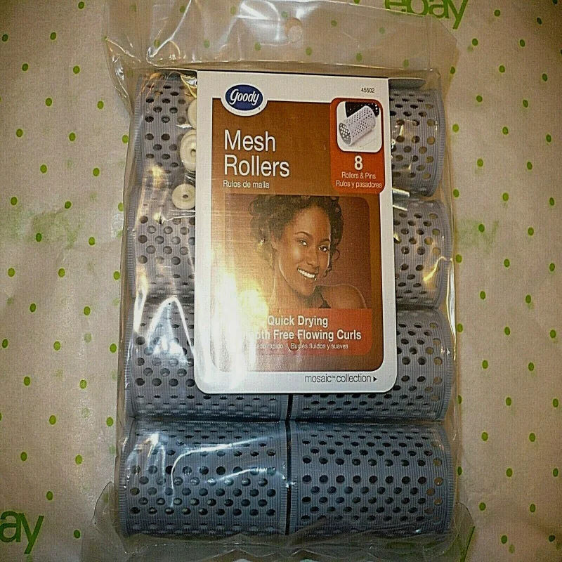 Goody Mesh Rollers, 8 роликов и булавок, быстросохнущие, гладкие, свободные струящиеся локоны, НОВИНКА
Goody Mesh Rollers, 8 роликов и булавок, быстросохнущие, гладкие, свободные струящиеся локоны, НОВИНКА