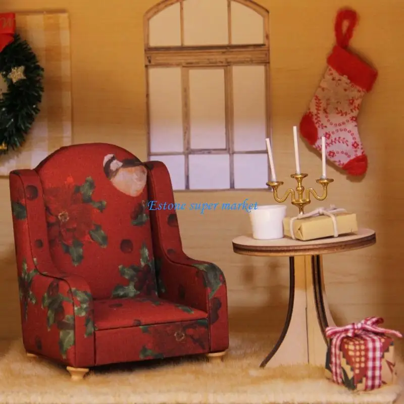 090B Miniature Sofa Model Figure 1/12 Scale Doll House Decoration Armchair Furniture
090B Miniature Sofa Model Figure 1/12 Scale Doll House Decoration Armchair Furniture