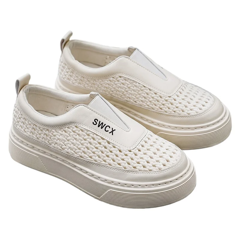 Men's Summer White Breathable Mesh Slip-on Sneakers Comfortable Soft Platform Casual Lightweight Non-slip Lazy Walking Shoes
Men's Summer White Breathable Mesh Slip-on Sneakers Comfortable Soft Platform Casual Lightweight Non-slip Lazy Walking Shoes