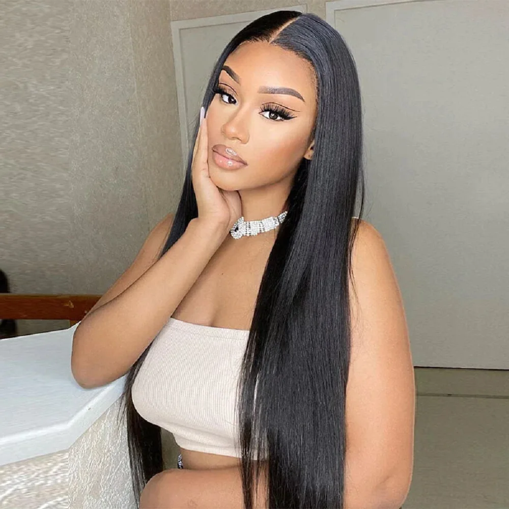 12A Wear Go Glueless Wig Straight 4x4 Lace Closure Wigs Human Hair 180% Pre Cut Preblucked Hairline Ready to Go Wigs For Women
12A Wear Go Glueless Wig Straight 4x4 Lace Closure Wigs Human Hair 180% Pre Cut Preblucked Hairline Ready to Go Wigs For Women