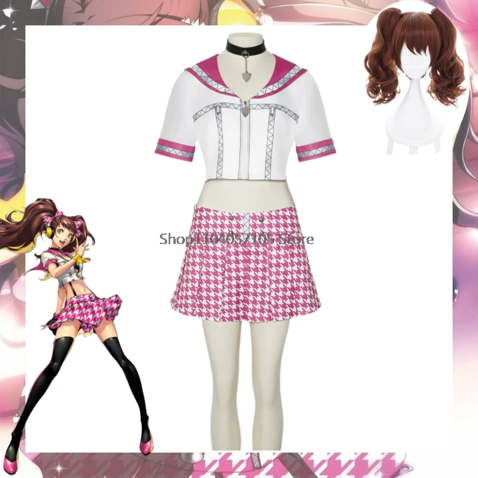 Kujikawa Rise костюм на Хэллоуин для женщин Persona 4, розовый танцевальный костюм на Хэллоуин для девочек, женские костюмы для косплея, комплект для взрослых, парик, Новое поступление
Kujikawa Rise костюм на Хэллоуин для женщин Persona 4, розовый танцевальный костюм на Хэллоуин для девочек, женские костюмы для косплея, комплект для взрослых, парик, Новое поступление