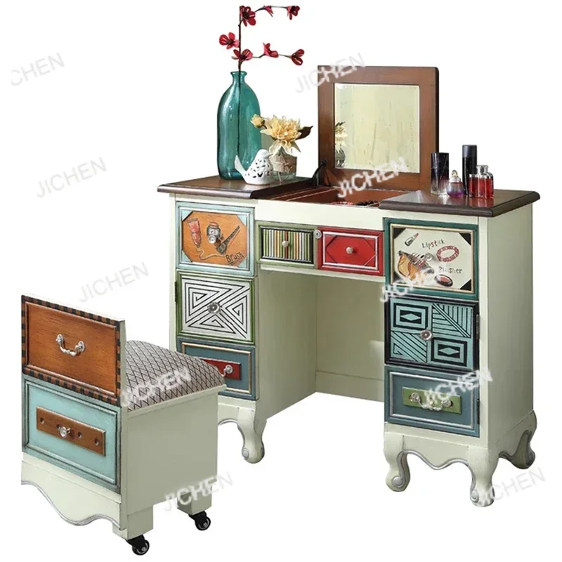 Современный эстетический комод, табурет в винтажном стиле, деревянный комод, шкаф для макияжа Tocador De Maquillaje Mueble Con Espejo, мебель
Современный эстетический комод, табурет в винтажном стиле, деревянный комод, шкаф для макияжа Tocador De Maquillaje Mueble Con Espejo, мебель