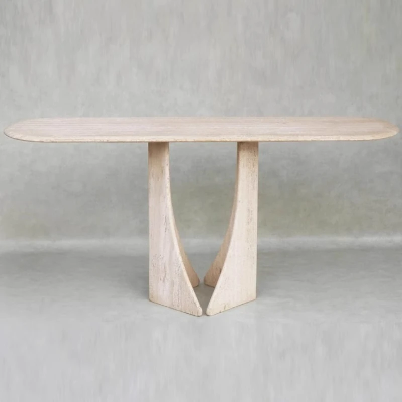 Wabi Sand Wind, Designer Model House Natural Yellow Travertine Villa Foyer Entrance Entrance Table, Decorated Table Against
Wabi Sand Wind, Designer Model House Natural Yellow Travertine Villa Foyer Entrance Entrance Table, Decorated Table Against