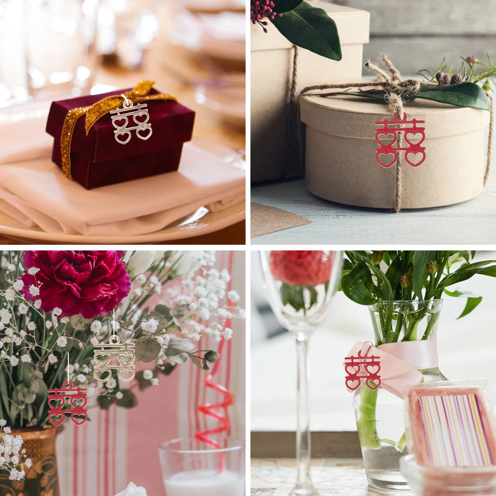 60Pcs Wedding Pendant Chinese Style Alloy Hangings for DIY Decoration Bridal Jewelry Craft Supplies
60Pcs Wedding Pendant Chinese Style Alloy Hangings for DIY Decoration Bridal Jewelry Craft Supplies