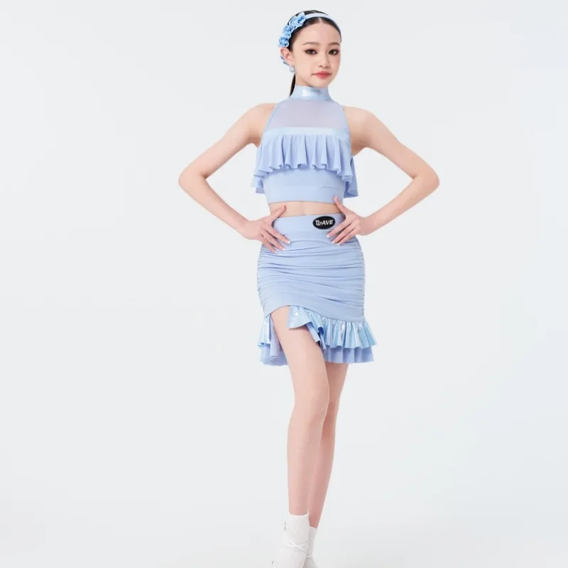 UK Latin Dance Wear New Spring Summer Kids Girls: Starry Ocean Galaxy Dance Set, Sea Night Performance Costume ballroom dance
UK Latin Dance Wear New Spring Summer Kids Girls: Starry Ocean Galaxy Dance Set, Sea Night Performance Costume ballroom dance
