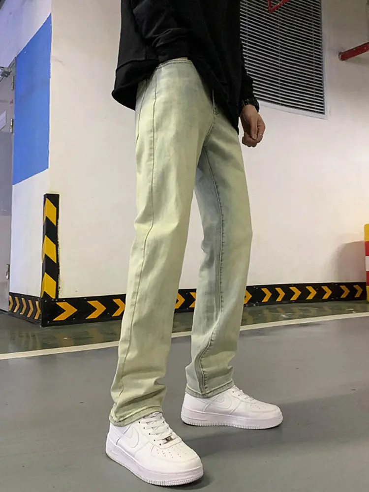 Mens Jeans High Quality Fashion Daily American Style Casual Men's Stretch Pants Street Style Students Vintage Trousers Pants U48
Mens Jeans High Quality Fashion Daily American Style Casual Men's Stretch Pants Street Style Students Vintage Trousers Pants U48