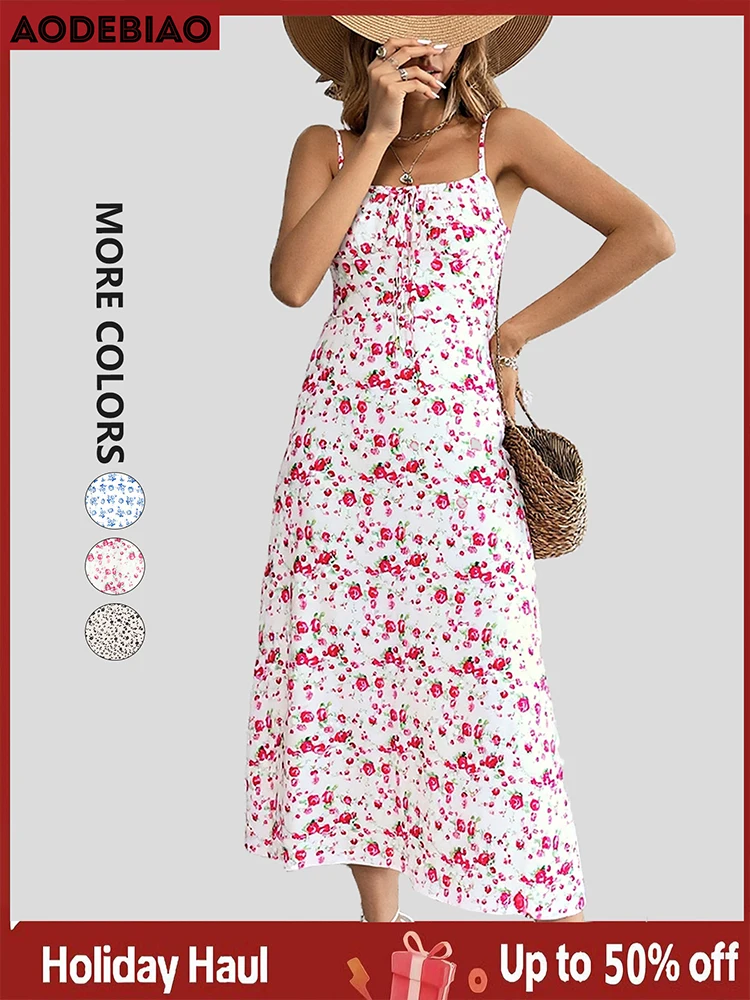 AODEBIAO A-LINE Dress Women Elegant Party Summer Sleeveless Floral Print Bohemian Maxi Dresses Casual Vacation Sexy Split Dress
AODEBIAO A-LINE Dress Women Elegant Party Summer Sleeveless Floral Print Bohemian Maxi Dresses Casual Vacation Sexy Split Dress
