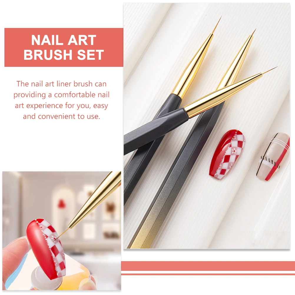 3 Pcs Nail Art Brushes Liner Hook Design Lightweight Easy to Hold Paint Gel Polish Lines Flowers Tips Accessories Nail Supplies
3 Pcs Nail Art Brushes Liner Hook Design Lightweight Easy to Hold Paint Gel Polish Lines Flowers Tips Accessories Nail Supplies
