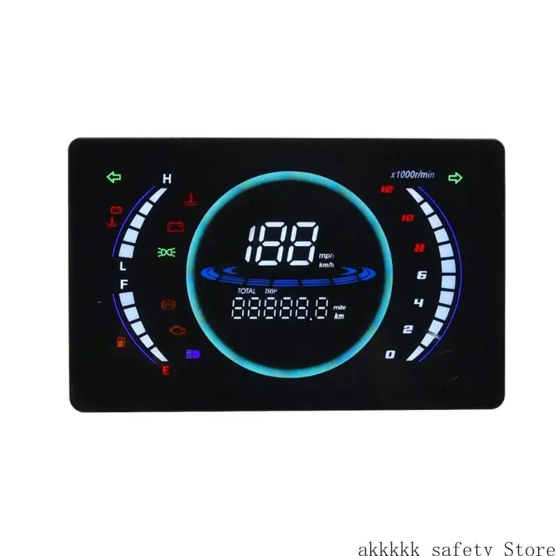 XXFF Customizable Motorcycle LCD Speedometer Tachometer Odometer Temperature Gauge 12V
XXFF Customizable Motorcycle LCD Speedometer Tachometer Odometer Temperature Gauge 12V