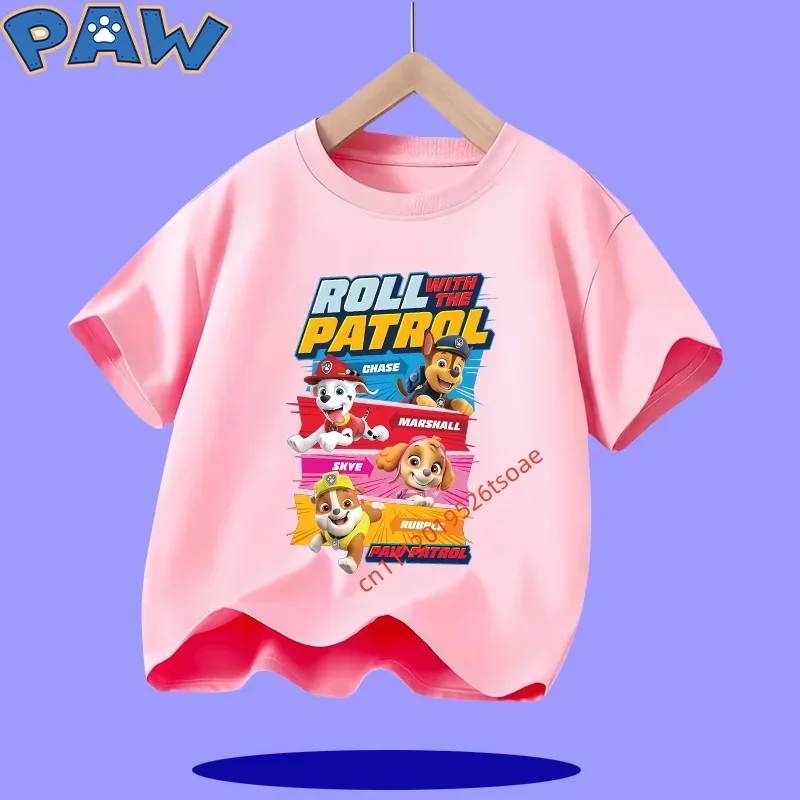 PAW Patrol 2026 New Children's Pure Cotton Short-Sleeved Boys' Sport Shirt Girls' Casual T-Shirt Summer Cartoon Print
PAW Patrol 2026 New Children's Pure Cotton Short-Sleeved Boys' Sport Shirt Girls' Casual T-Shirt Summer Cartoon Print