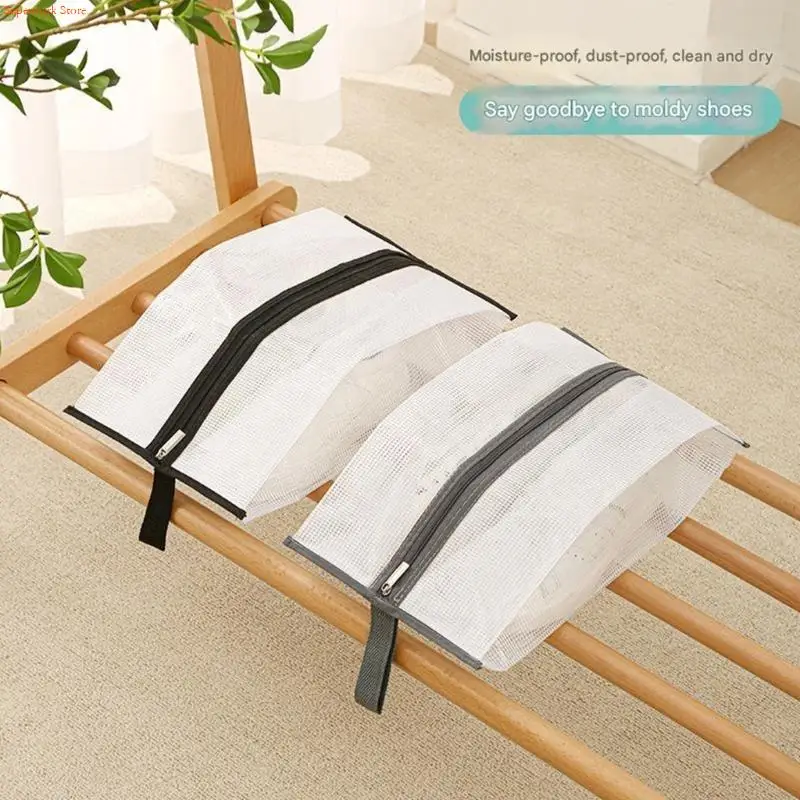 Q5WE 10Pcs Dustproof Shoe Storage Bags Waterproof Zippered Shoe Organiser Pouches For Home Travel Sports And Daily Use
Q5WE 10Pcs Dustproof Shoe Storage Bags Waterproof Zippered Shoe Organiser Pouches For Home Travel Sports And Daily Use