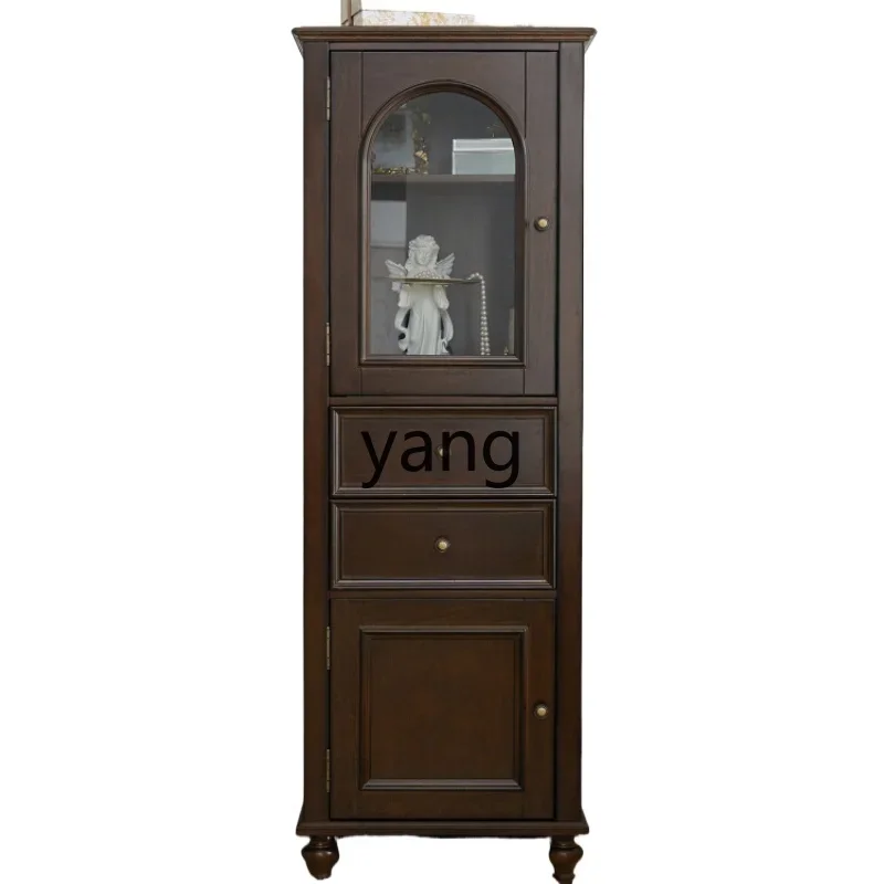 CX solid wood high cabinet TV side cabinet living room retro simple display cabinet
CX solid wood high cabinet TV side cabinet living room retro simple display cabinet