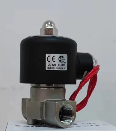 Original Taiwan 3/8 inch 316 stainless steel genuine SUS-10 steam air water solenoid valve
Original Taiwan 3/8 inch 316 stainless steel genuine SUS-10 steam air water solenoid valve