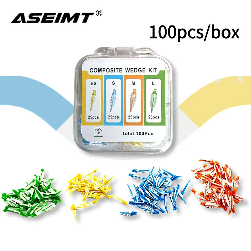 100PCS/BOX Dental Special Composite Interdental Wedges Garrison Style Complete Oral Forming Kit Restoration Supplies
100PCS/BOX Dental Special Composite Interdental Wedges Garrison Style Complete Oral Forming Kit Restoration Supplies