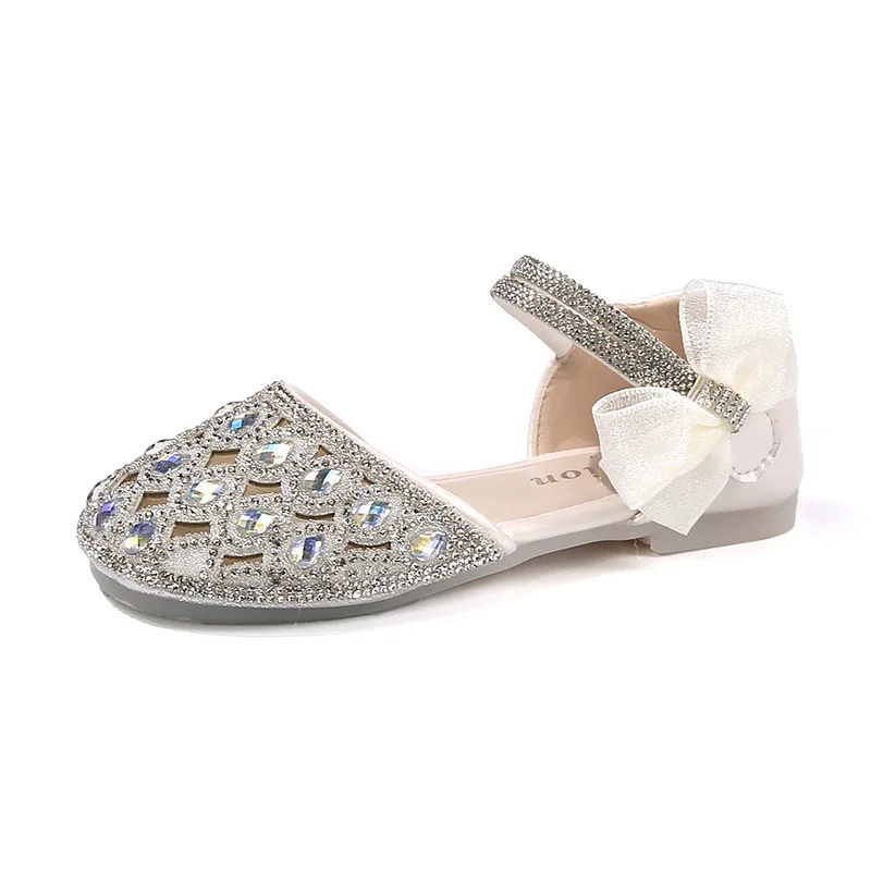 High Quality Princess Summer Dress Shoes with Bling Rhinestones Closed Toe Sandals for Toddler Girls Silver Beige Baby Walkers
High Quality Princess Summer Dress Shoes with Bling Rhinestones Closed Toe Sandals for Toddler Girls Silver Beige Baby Walkers