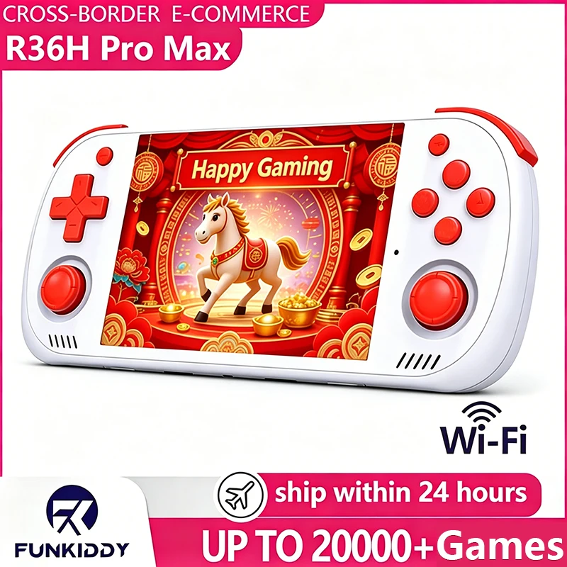 FUNKIDDY Game Partner for the Year of the Horse R36H PRO MAX Games Console ARKOS2.0 Handheld Game Console 4.2" 15000+ Games
FUNKIDDY Game Partner for the Year of the Horse R36H PRO MAX Games Console ARKOS2.0 Handheld Game Console 4.2" 15000+ Games