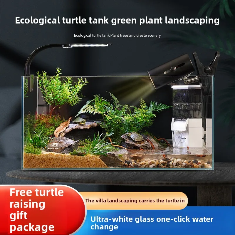 Super Clear Glass Turtle Tank with Basking Platform for Home Aquarium Decoration
Super Clear Glass Turtle Tank with Basking Platform for Home Aquarium Decoration